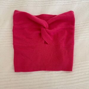 Hot pink soft tube top